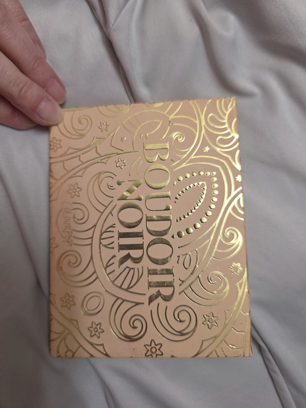 ColourPop Boudour Noir Eyeshadow Palette - Rose Gold and Gold